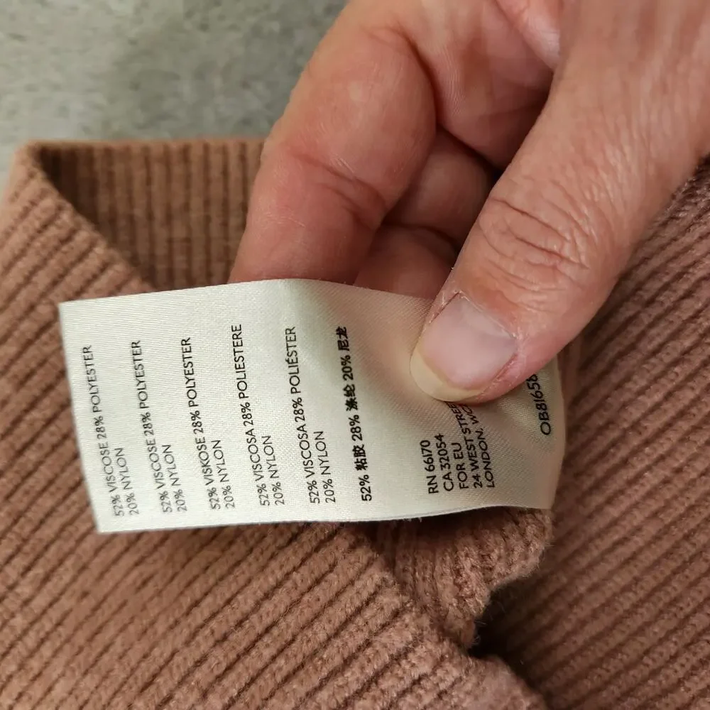 Free people pink turtleneck sweater XS